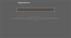 Desktop Screenshot of plusportal.com